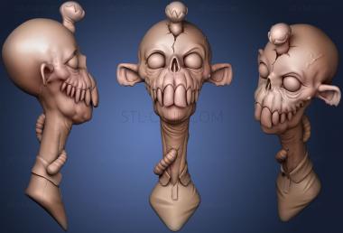 3D мадэль Коробка Зомби Фанарт (STL)